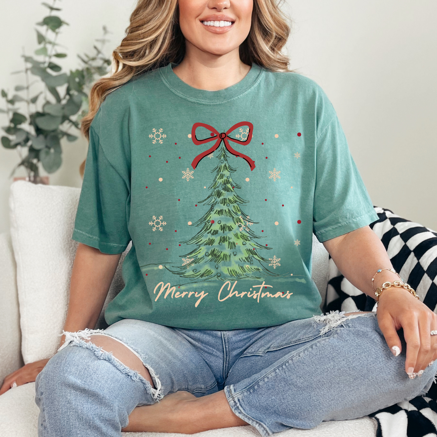 Merry Christmas Tree - Comfort Colors